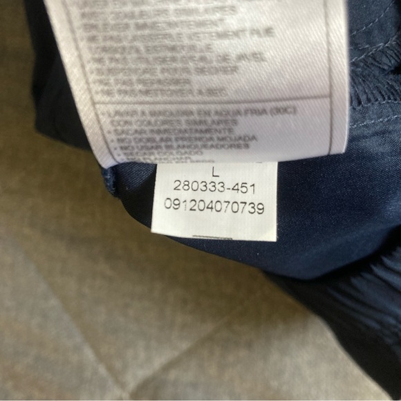 Nike Sportswear Windbreaker Blue Orange Size Large Full Zip Lightweight Jacket - Picture 11 of 11